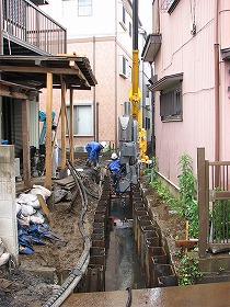 施工実績(ゼロ矢板)3