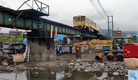 橋脚洗掘対策 福岡県 1